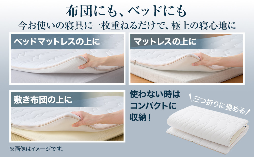 エアウィーヴ マットレストッパー1.0 セミダブル