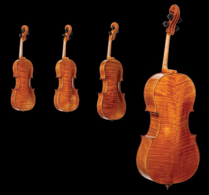 【極上の嗜み】１本の大木から製作する楽器カルテット（バイオリン２挺、ビオラ、チェロ）