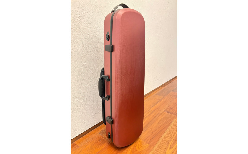 【人気！高評価】ヴァイオリン用ハードケース SUZUKIオリジナル ＜カラー：ワインレッド＞