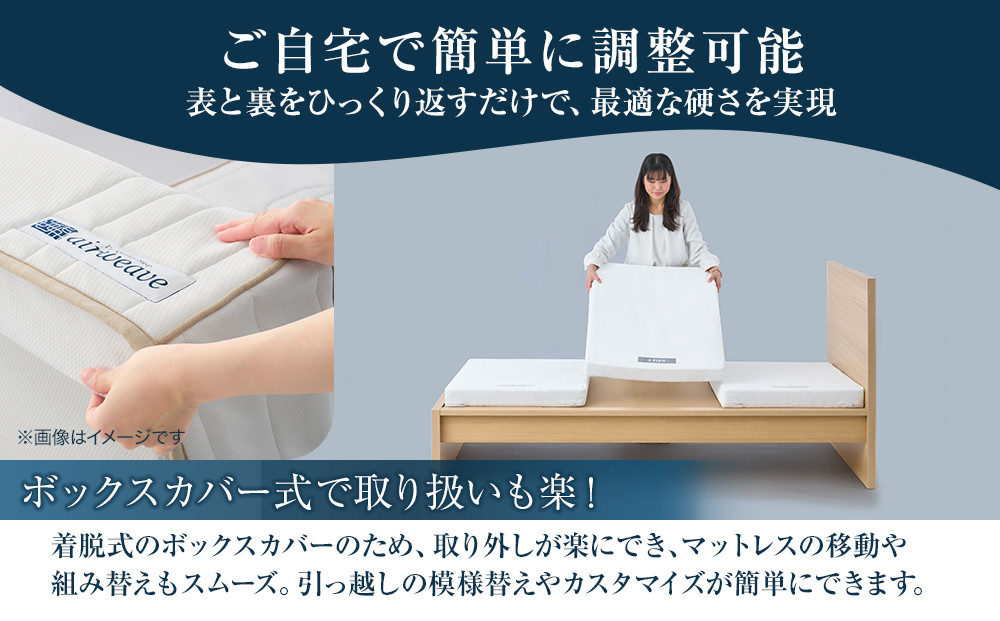 エアウィーヴ ベッドマットレスS4.0p セミダブル