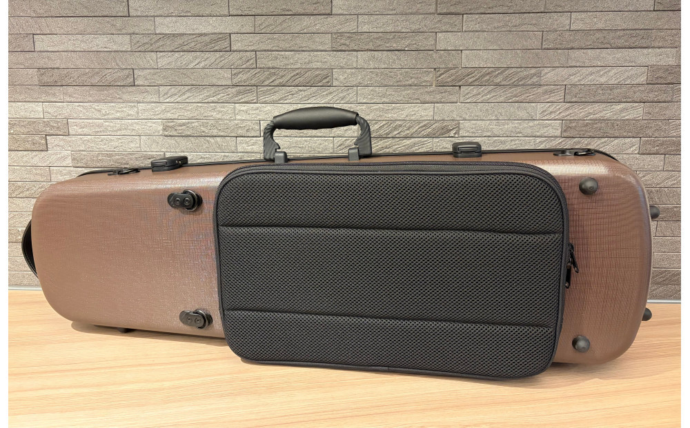 【人気！高評価】ヴァイオリン用ハードケース SUZUKIオリジナル ＜カラー：チョコブラウン＞