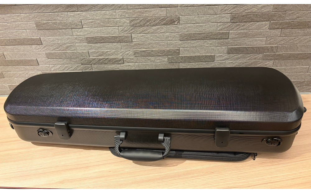 【人気！高評価】ヴァイオリン用ハードケース SUZUKIオリジナル ＜カラー：ラグジュアリーブラック＞