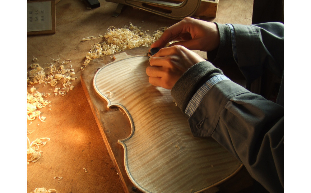 【人気！高評価】ヴァイオリン用ハードケース SUZUKIオリジナル ＜カラー：ロイヤルブルー＞