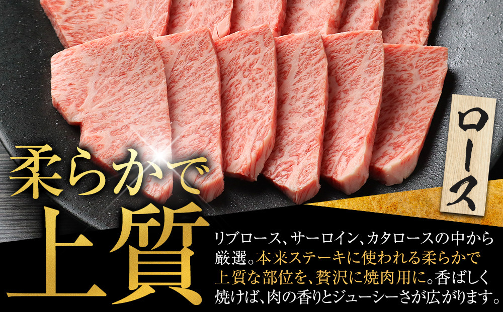 【定番】大府特産A5黒毛和牛下村牛焼肉用特上ロース　500g