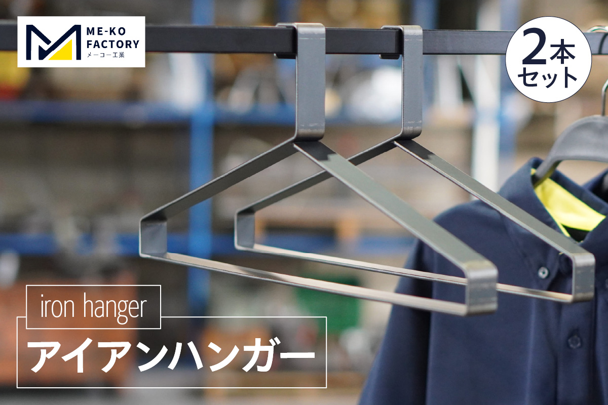 アイアンハンガー（2本セット）（2142）