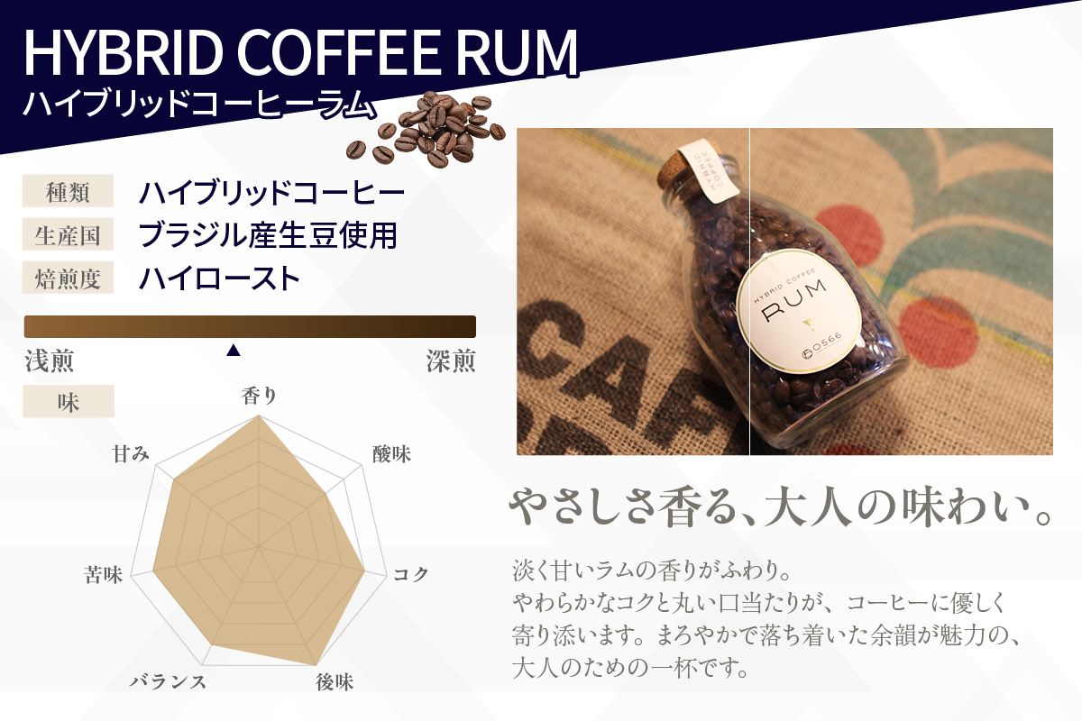 [№40-3238]ハイブリッドコーヒー ・トリプルボックス(3本入)【粉に挽く】