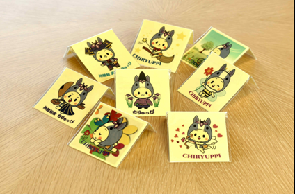 ちりゅっぴステッカーS（PET素材）（3224）