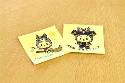 ちりゅっぴステッカー（PET素材）（3225）