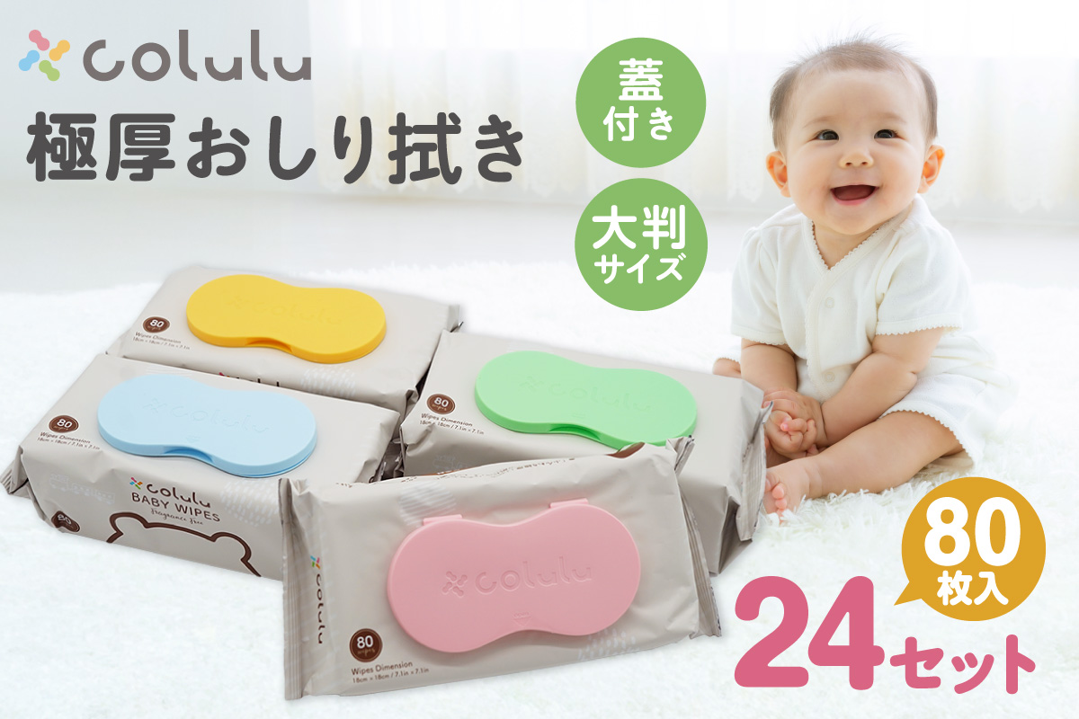 おしり拭き 80枚入り 12個セット×２個セット（3283）