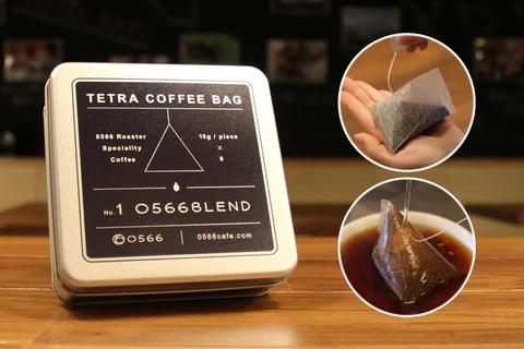 テトラコーヒーバッグ・ダブルセット　「0566ブレンド」＋「ハイブリッドコーヒー・和酒」（3273）