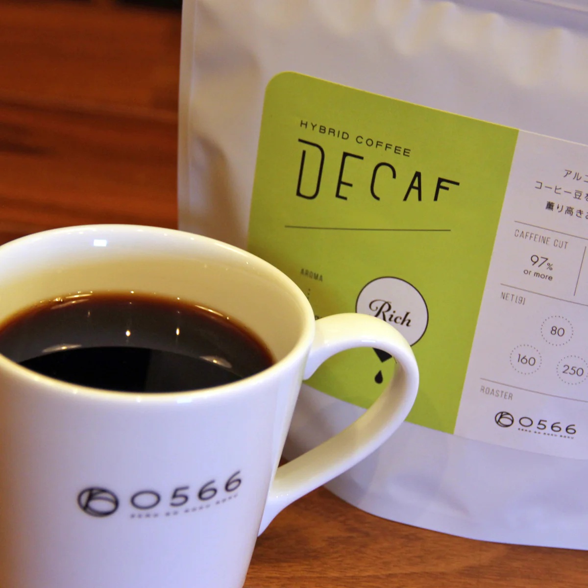 美味しいデカフェ《RICH　リッチ》 160ｇ DECAF RICH　デカフェ・リッチ １パック 160ｇ【豆のまま】（3382）