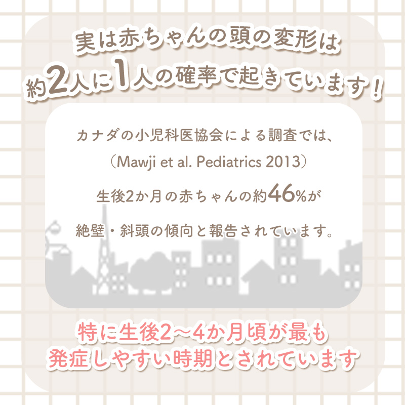 colulu 絶壁防止枕/ベビーまくら（3674）