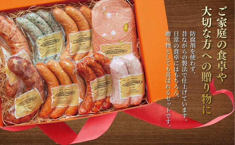 ソーセージ ハム ベーコン 8種 セット 加工肉 ギフト ウインナーウィンナー 国産