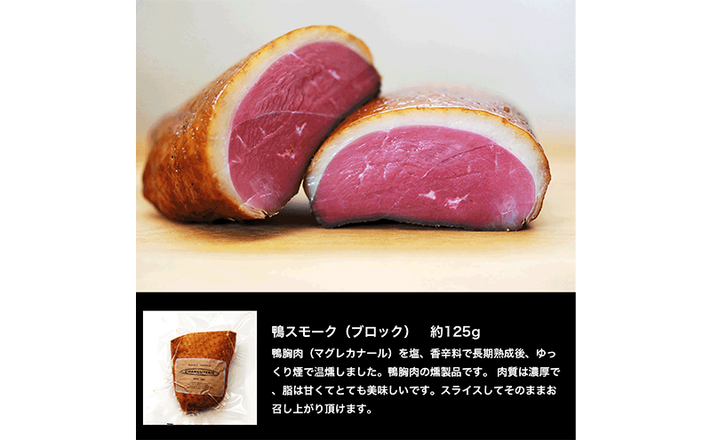 デラックス７　冷蔵　食品 加工肉 豚肉 ロースハム ベーコン 鴨スモーク ウィンナー ソーセージ パテドカンパーニュ ポークリエット 砂肝スモーク おつまみ