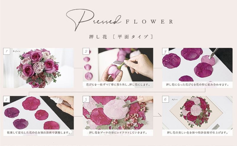 想い出が宿る押し花額サイズL【アッシュグレー】 押し花 額装 プロポーズ 誕生日 結婚記念日 卒業式 開業祝い 退職祝い 母の日 父の日 お祝い ギフト プレゼント 愛知県 日進市