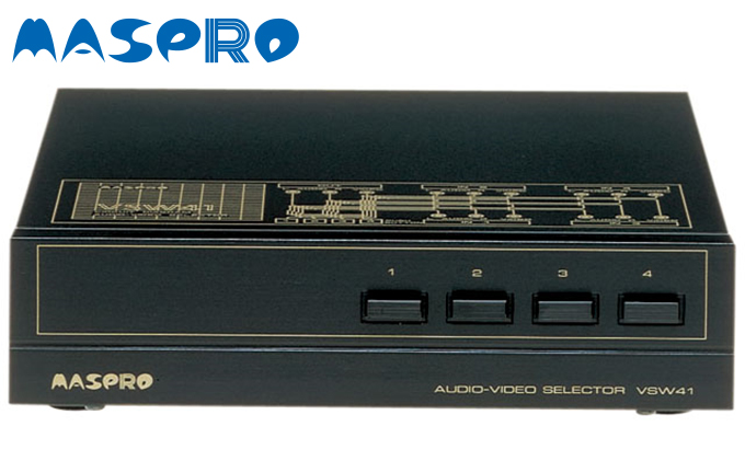 AV セレクター VSW41 電化製品 家電 DVDプレイヤー テレビ ビデオ 変換器