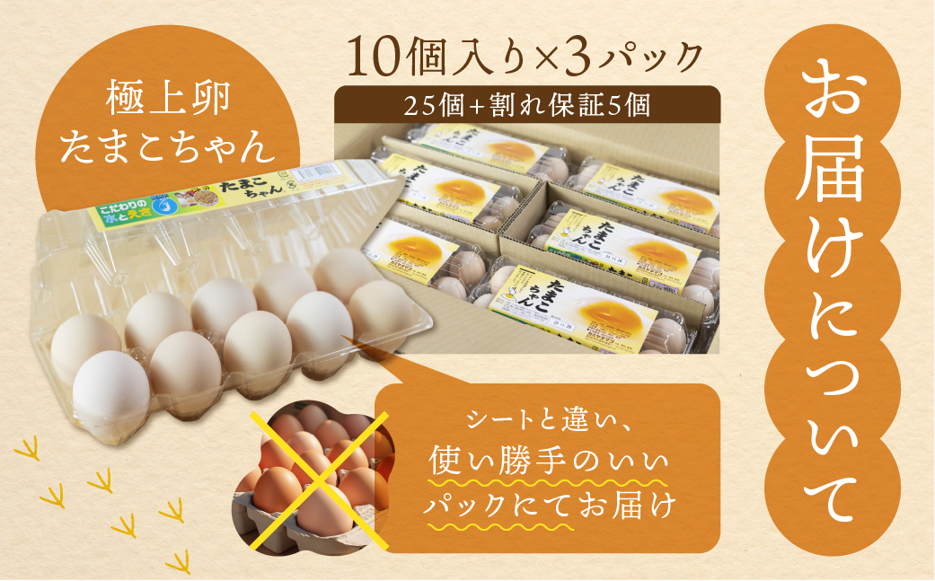 【感動の卵体験】 コク旨 極上卵 30個 割れ保証付き こだわり たまご 卵