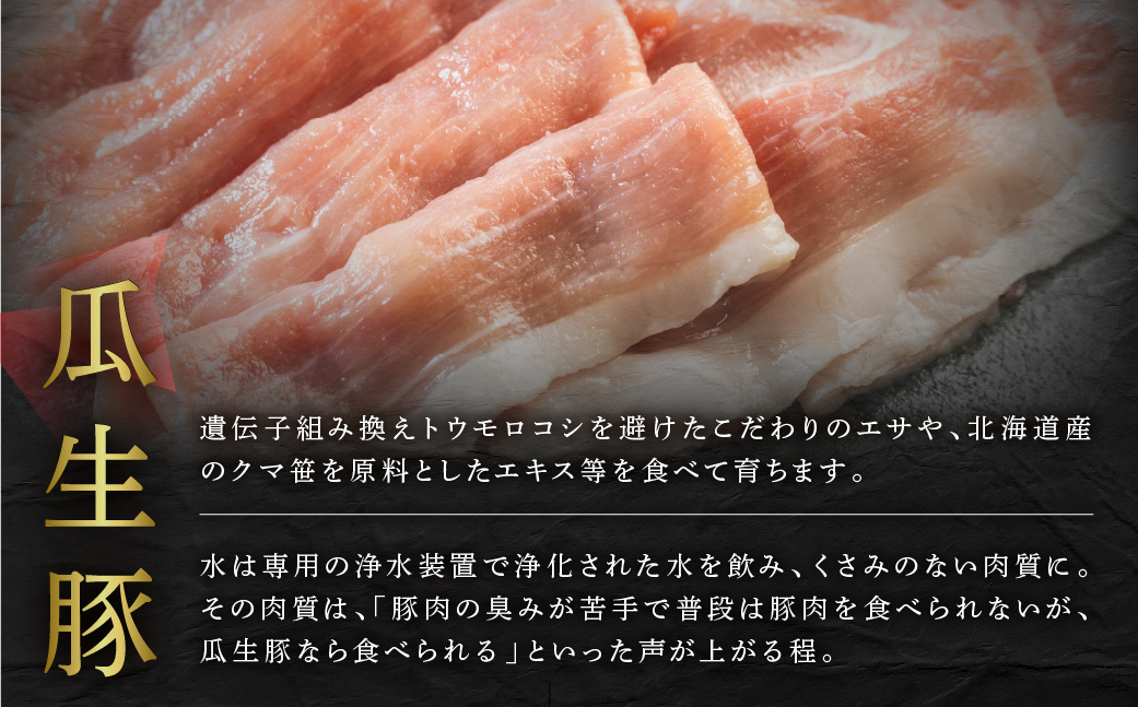 訳あり 国産 豚肉 切り落とし 1.3kg 豚小間 しゃぶしゃぶ ロース すきやき バラ 冷凍 瓜生豚 小分け 簡易包装 訳あり ぶた スライス 薄切り 豚しゃぶ 贈り物 ギフト お取り寄せ お取り寄せグルメ 食品 送料無料 産地直送 冷凍 瓜生 12000円