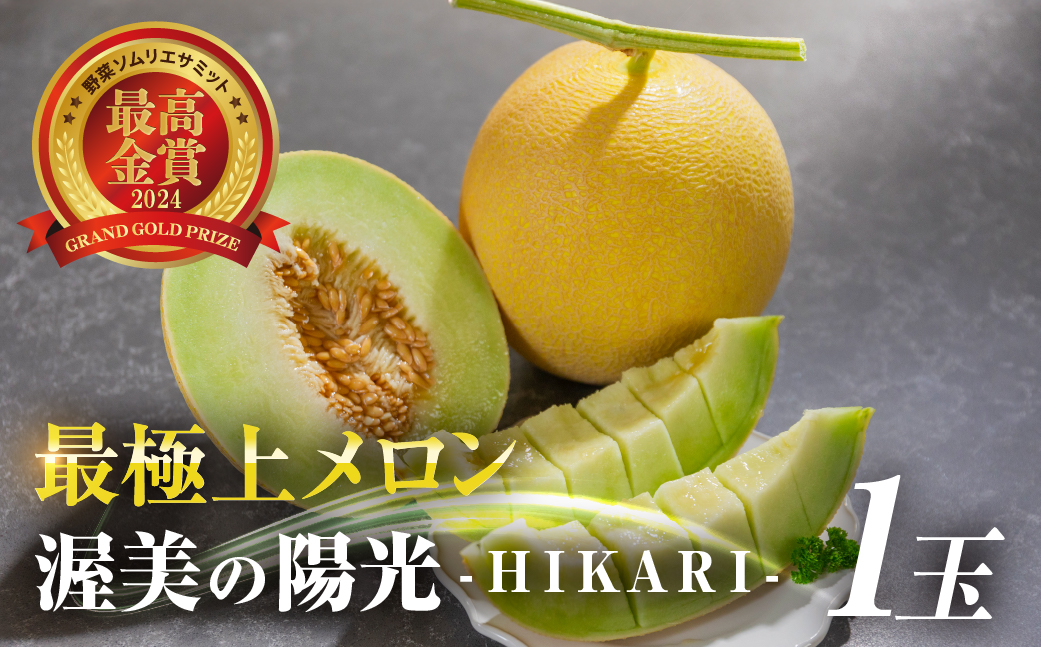 極上メロン 渥美の陽光-HIKARI-　めろん 果物 フルーツ 産地直送 愛知県 田原市
