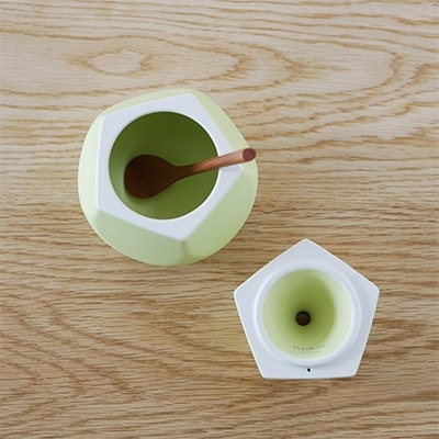 洋梨の形のシュガーポット poire ラ・フランス【ttyokzk ceramic design】【1096312】