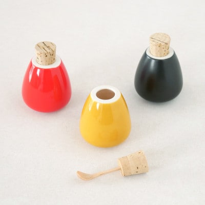 スパイスケース　swing 3個セット E (橙、紅、墨)【1279379】