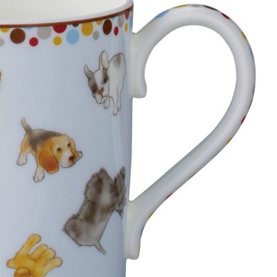 ノリタケ【コレクターズマグカップ】犬(ブルー)【1645287】