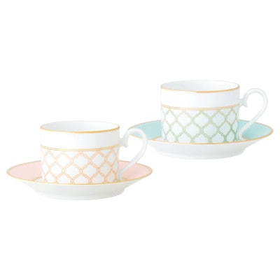 ノリタケ【エターナルパレス】カップ&ソーサー ペア(色変り)【1645282】