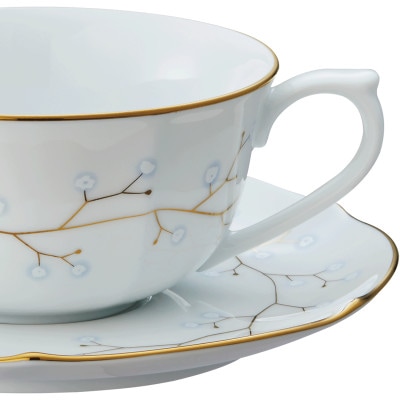 ノリタケ【ホワイトベル】カップ&ソーサーペア【1637864】