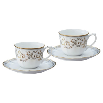 ノリタケ【ソフィランス】コーヒーカップ&ソーサーペア【1637824】