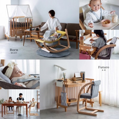 ファルスカ スクロールチェア One ミモザイエロー【1627574】