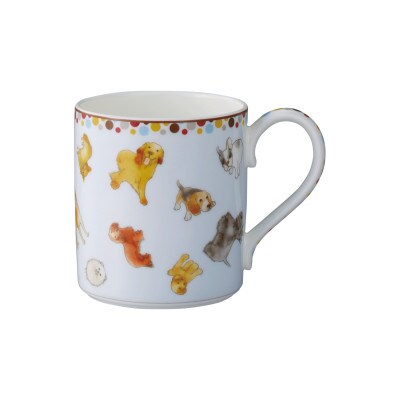 ノリタケ【コレクターズマグカップ】犬(ブルー)【1645287】