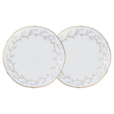 ノリタケ【ホワイトベル】21.5cmプレートペア【1637833】