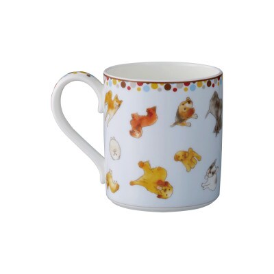 ノリタケ【コレクターズマグカップ】犬(ブルー)【1645287】