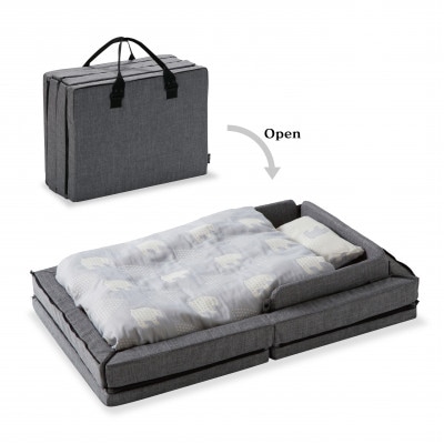 ファルスカ コンパクトベッド Free メランジグレー【1667002】