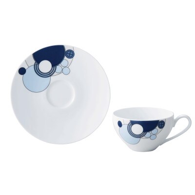 ノリタケ【フランク・ロイド・ライト インペリアルブルー】カップ&ソーサーペア【1645234】