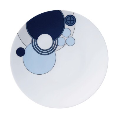 ノリタケ【フランク・ロイド・ライト インペリアルブルー】24.5cmクーププレート【1638198】