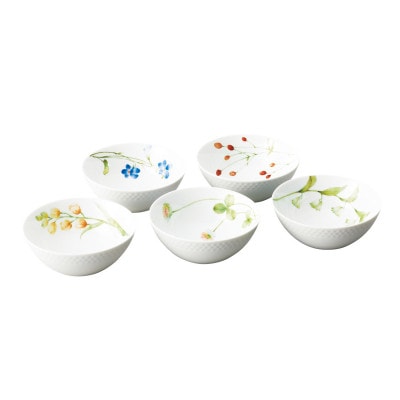 ノリタケ【あづまの路】14cmボウルセット(5個)(絵変り)【1638002】