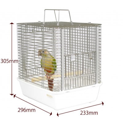 HOEIの鳥かご　ステンレスキャリーケージ　ハートフルキャリーステンレス【1378696】