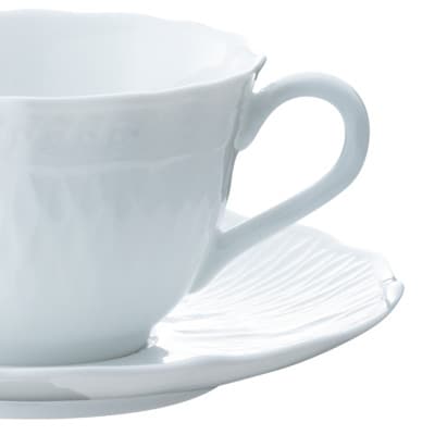 ノリタケ【シェール ブラン】カップ&ソーサー【1645278】