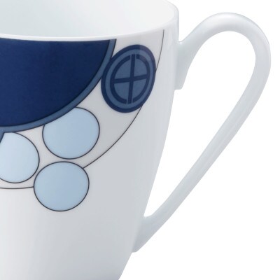 ノリタケ【フランク・ロイド・ライト インペリアルブルー】マグカップペア【1645235】