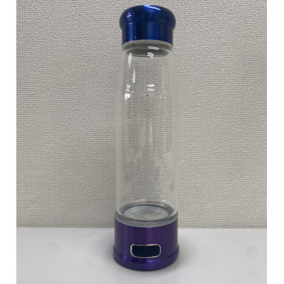 【飲みたい時にすぐ飲める《日本製》充電式携帯水素水生成器】B−1501BPブルーパープルバイカラー【1262217】