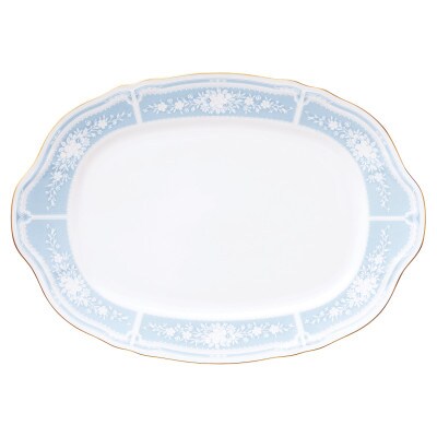 ノリタケ【レースウッドゴールド】36cmオーバルプラター【1637782】