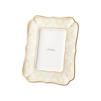 ノリタケ【メゾンコレクション】ホワイトレース フォトフレーム【1638216】