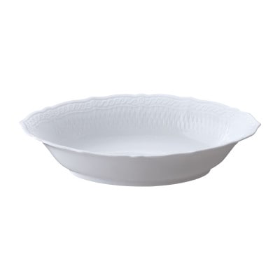 ノリタケ【シェール ブラン】25.5cmダイヤモンドディッシュ【1637770】