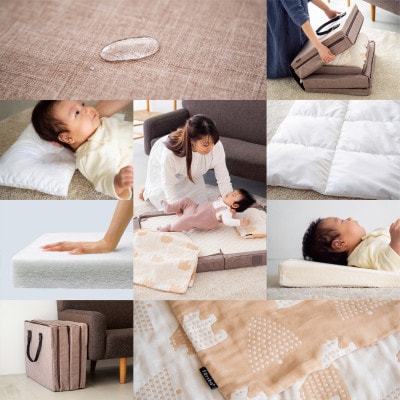 ファルスカ コンパクトベッド Free メランジブラウン【1627578】