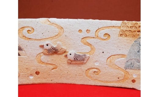 春水おしどり/雛人形 雛祭り 陶芸 置物 愛知県