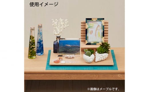 【カリモク家具】 仏壇 手元供養 HKガレリア スタンド＆ベースセット メープル｜オシャレ モダン ミニ コンパクト 天然木 国産 愛知 