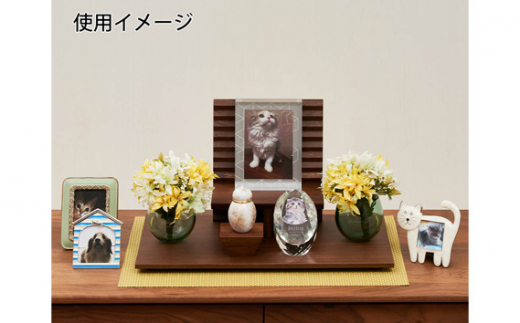 【カリモク家具】 仏壇 手元供養 HKガレリア スタンド＆ベースセット ウォール｜オシャレ モダン ミニ コンパクト 天然木 国産 愛知 