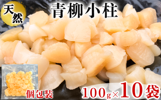 岬だよりの＜貝専門店＞天然の青柳小柱　100g×10袋