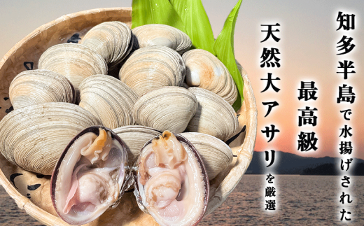 天然 大アサリ 岬だよりの【知多半島名物】 大あさり 半割（冷凍） 特大サイズ4kg（たれ付き）